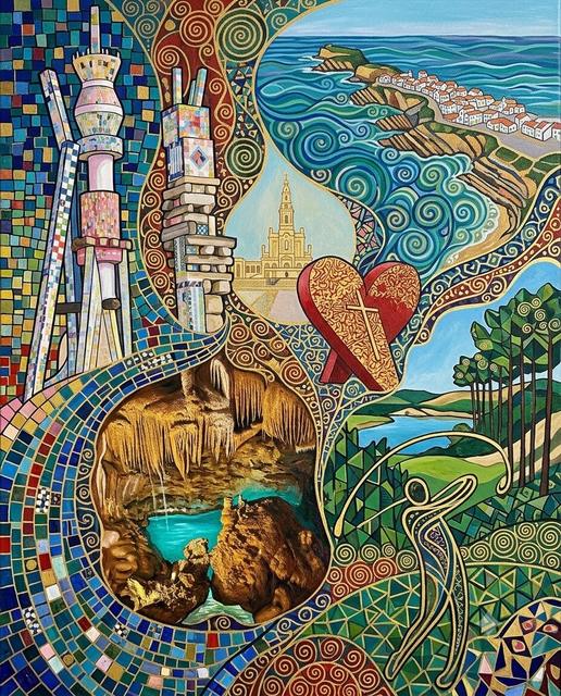 Praia d'el Rey 2023 im Stil von Klimt